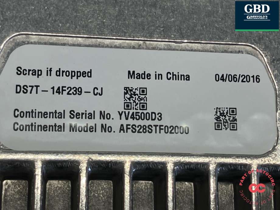 Bilstereo navigasjon skjerm til Ford Mondeo 2014-2019 (Type V, Fase 1) (5308885|DS7T-18B955-FB|)