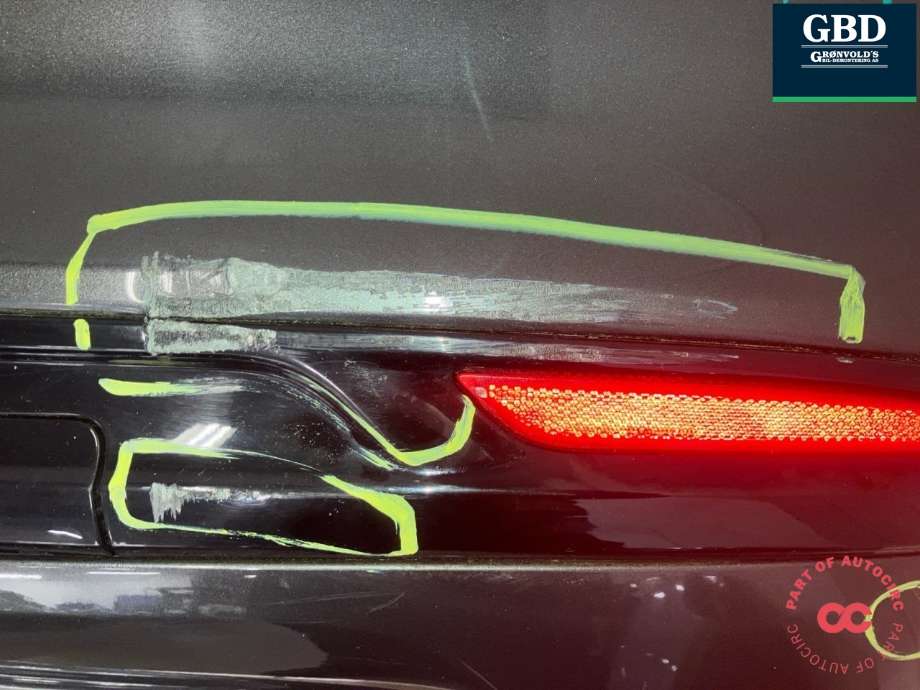 Støtfanger bak sedan til Ford Mondeo 2014-2019 (Type V, Fase 1) (1904745|DS73-17K835-LAXWAA|)