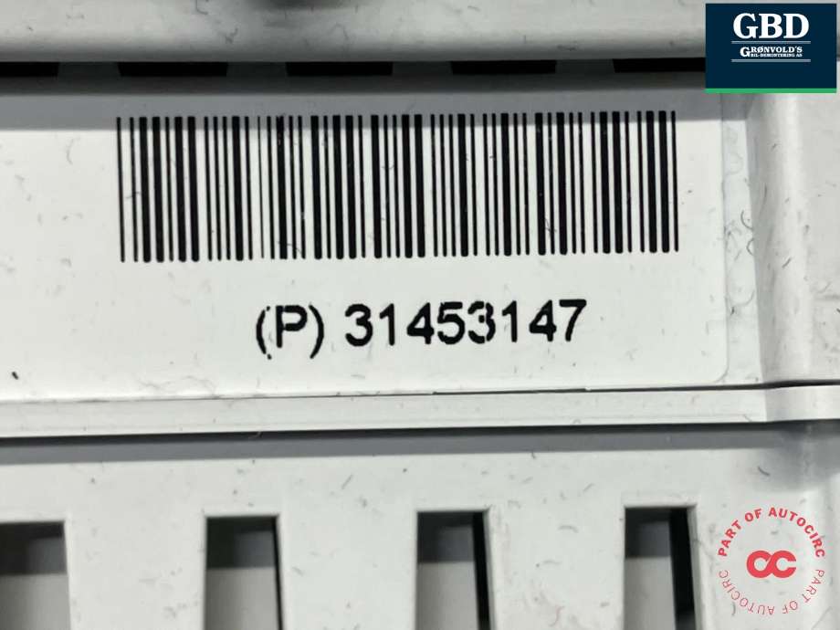 Instrumentpanel til Volvo V60/V60 CC 2013-2018 (Type I, Fase 2) (36003011|31453147|)
