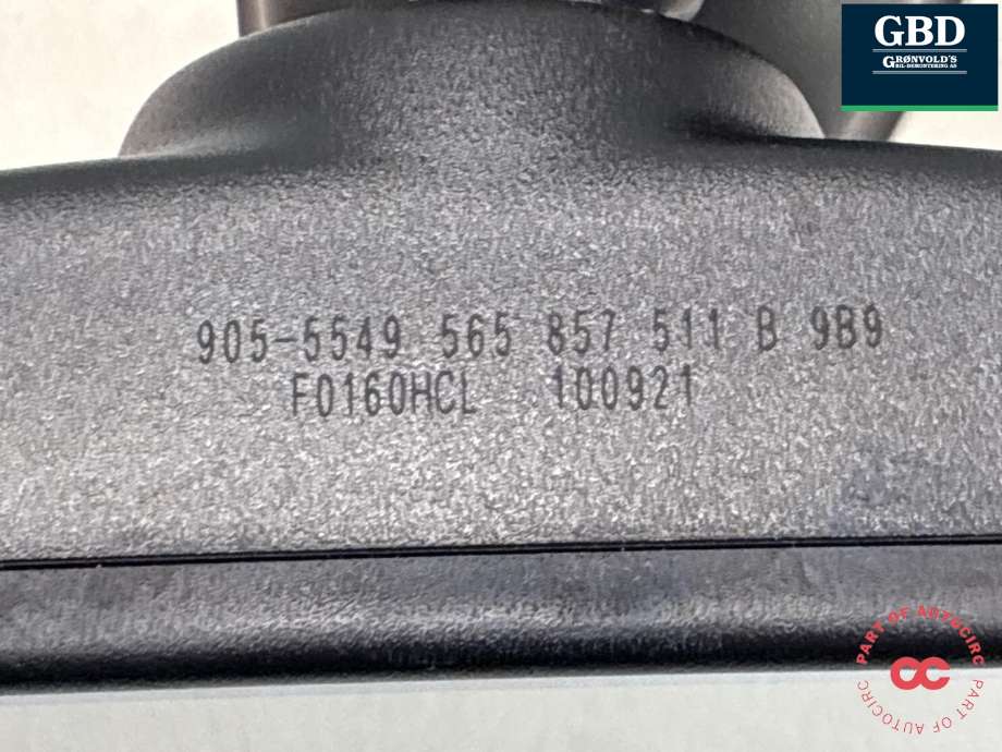 Speil innvendig til VW Transporter / Caravelle 2019-->> (T6.1) (T6.1) (565 857 511 B|565 857 511 B  9B9|)