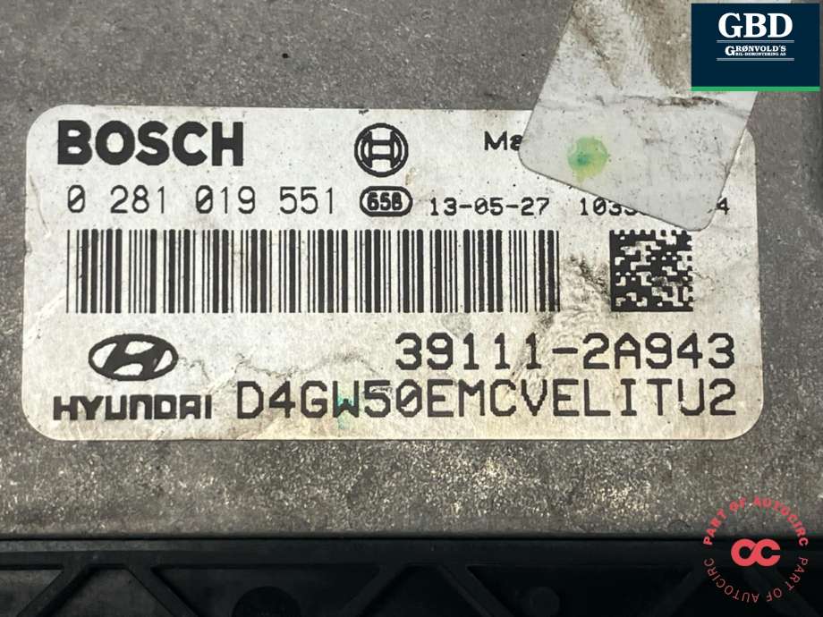 Styreenhet motor til Hyundai i30 2012-2017 (Type II)  (39111-2A943|)