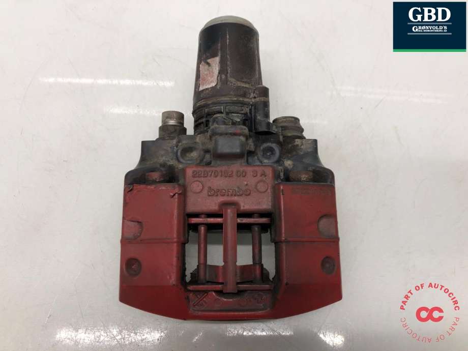 Bremsecaliper høyre bak, elektrisk til Tesla Model S 2013-2016 (Fase 1) (1021250-00-F|)