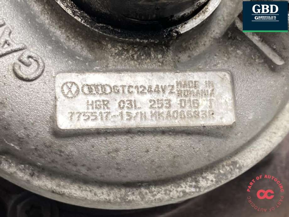 Turbo til VW Golf VI 2008-2012  (03L 253 016 T|03L 253 016 TX|)