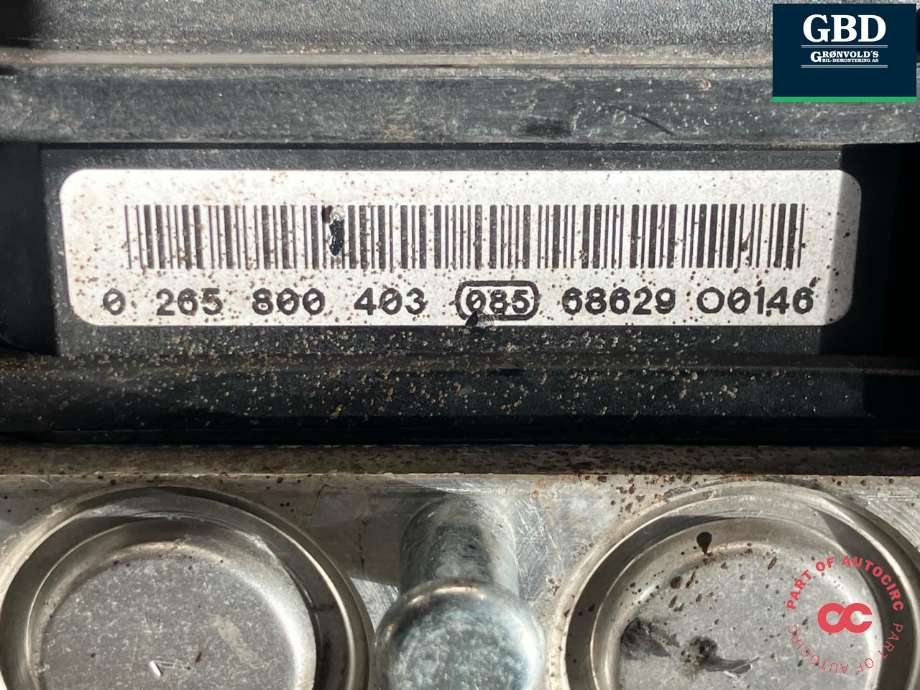 ABS sentral til Mitsubishi Colt 2004-2008 (Type VII, Fase 1)  (MN116162|MN116161|0 265 231 502| 0 265 800 403)