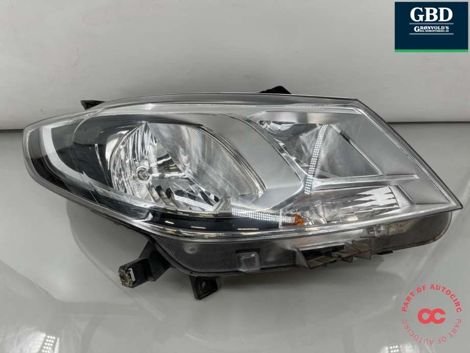 Frontlykt høyre halogen til Peugeot Expert, 2016-->> (Type III)  (16 161 438 80)