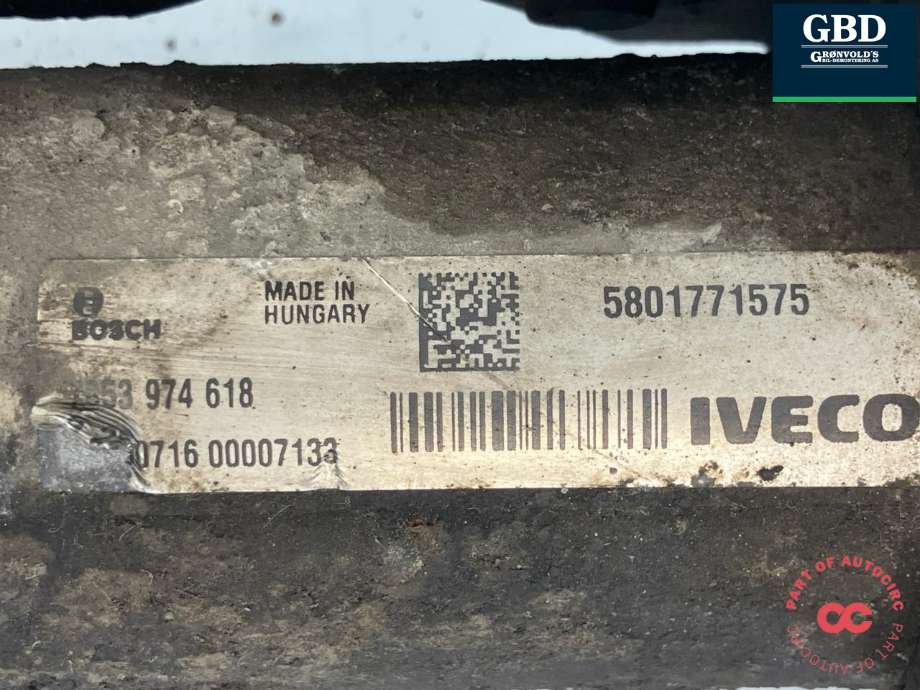 Tannstang til Iveco Daily 2014-->> (Type VI)  (500060674|5801771575|)