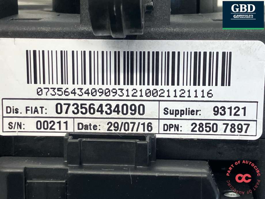 Bryter combi til Peugeot Boxer 2014-->> (Type III, Fase 2)  (NO PART ID|)