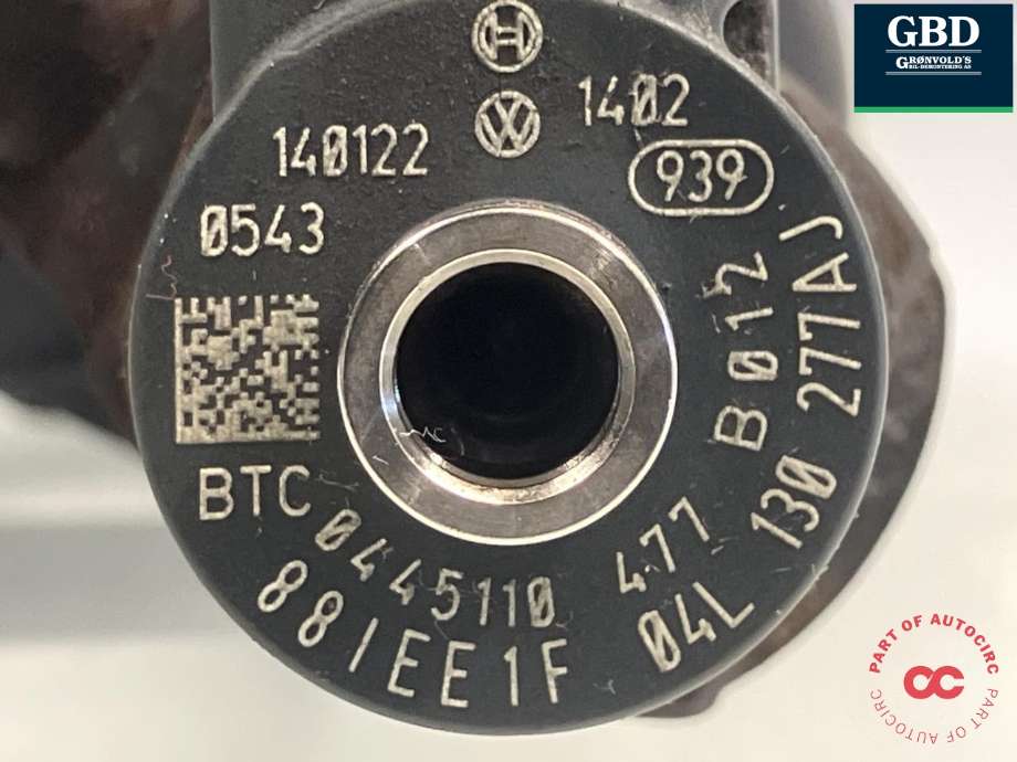 Dyse innsprøyting diesel til VW Golf VII 2012-2017 (Fase 1)  (BOSCH|04L 130 277 AJ|0 445 110 477|)