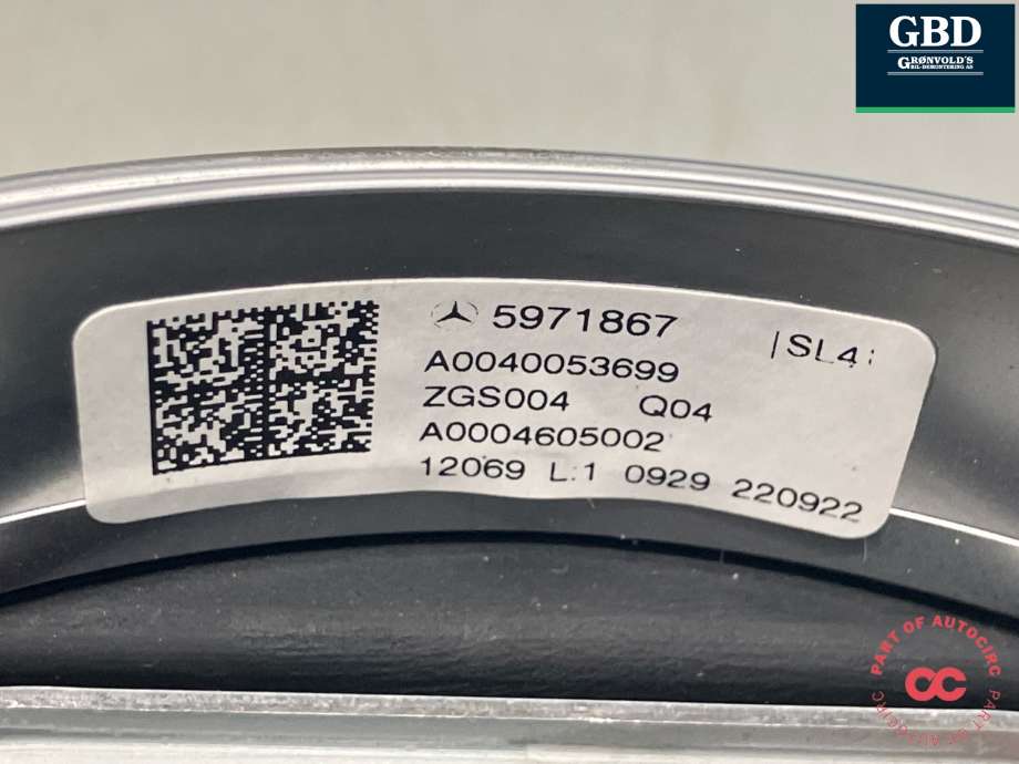 Ratt til Mercedes EQB 2022-->> (A 000 460 50 02|A 000 460 50 02 9E38|)