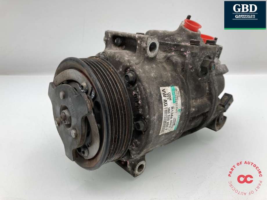 Aircondition kompressor til VW Tiguan 2007-2011 (Type I, Fase 1) (1K0 820 808 F|5K0 820 803 K|5N0 820 803 C)