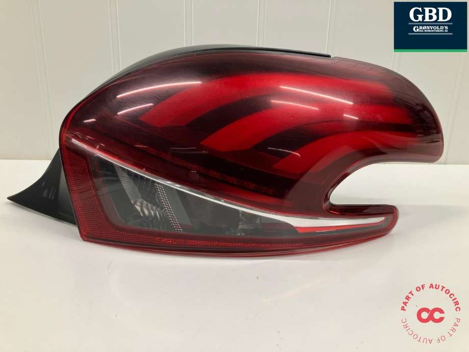 Baklykt høyre til Peugeot 208, 2012-2019 (Type I)  (98 256 011 80)