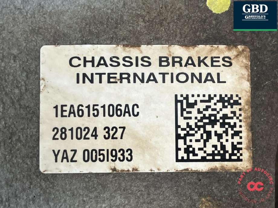 Bremsecaliper høyre foran til VW ID.7 2023-->>  (1EA 615 124 B|1EA 615 106 AC|281024 327)