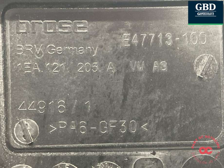 Kjølevifte elektrisk til VW ID.7 2023-->>  (1EA 121 203 C|1EA 121 203 E|1EA 959 455 C| 1EA 121 205 A)