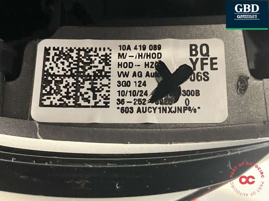Ratt til VW ID.7 2023-->> (1EA 959 442 J KVQ|10A 419 089 BQ YFE|638116650D)