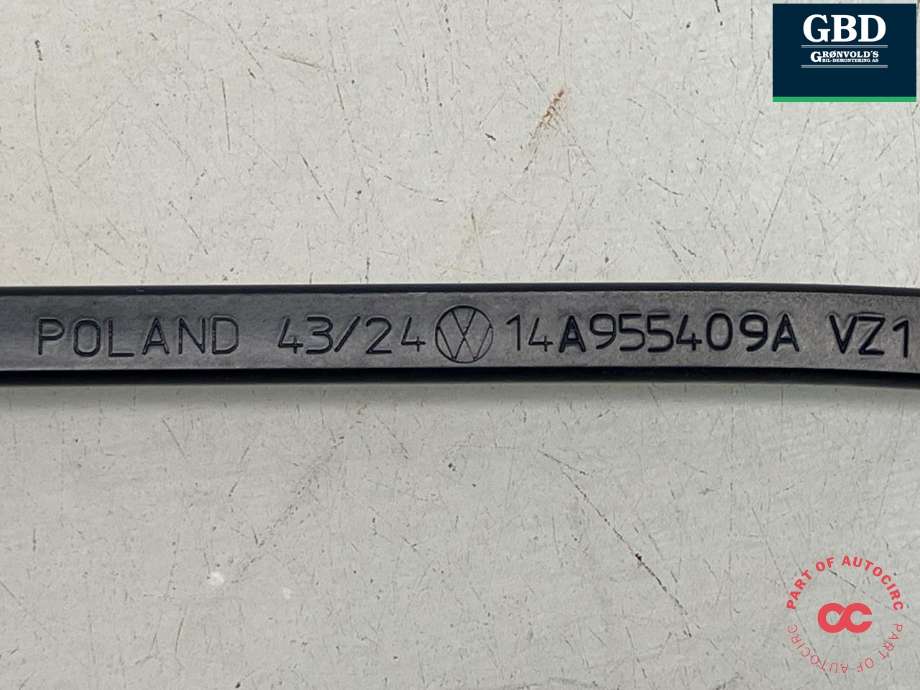 Viskerarm frontrute venstre til VW ID.7 2023-->>  (VALEO|14A 955 409 A|W561118|)