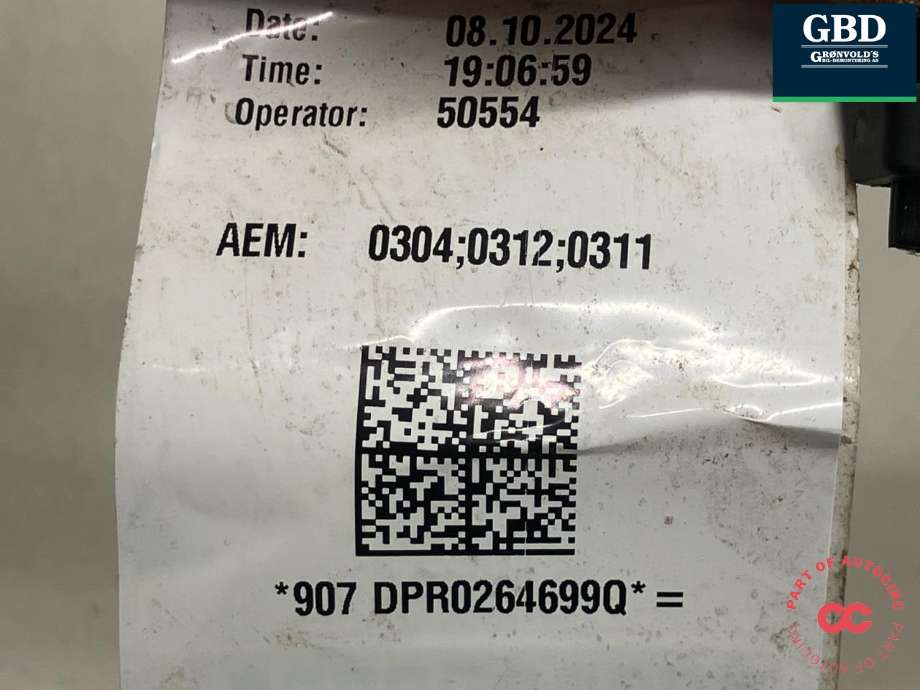 Kabel høy volt (HV) elbil til VW ID.7 2023-->> (1EE 971 013 H|DPR0264699Q|AZL5096732P)