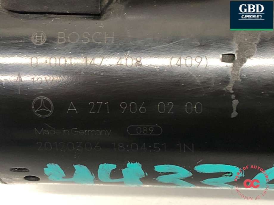 Starter til Mercedes E-Klasse 2009-2013 (Fase 1) (W212) (W212) (A 271 906 02 00|)