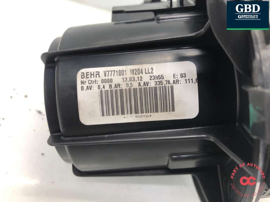 Varmeapparat motor til Mercedes E-Klasse 2009-2013 (Fase 1) (W212) (W212) (A 212 820 07 08|)