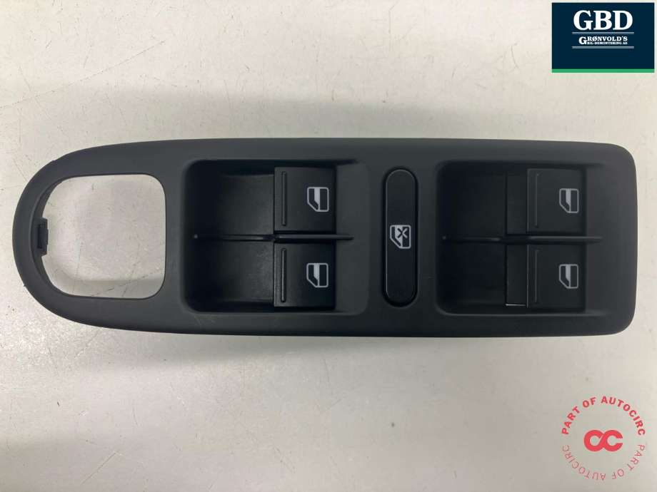Bryter ruteheis førerdørspanel til VW Golf VI 2008-2012  (1K4 959 857 B|1K4 959 857 B  REH|1K4 959 857 C  REH)