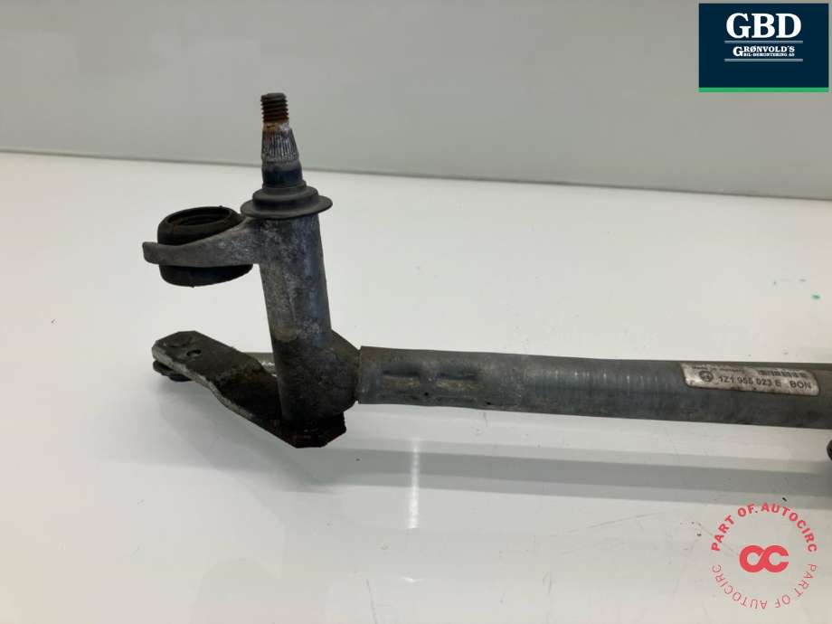 Viskermotor frontrute komplett m/overføring til Škoda Octavia 2009-2013 (Type II, Fase 2)  (1Z1 955 119 D|1Z1 955 601|1Z1 955 023 E)