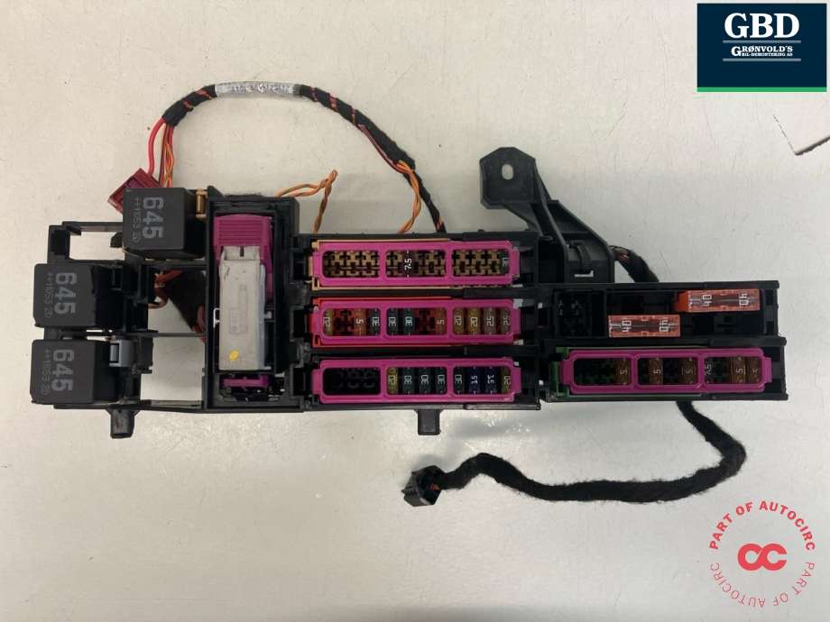 Sikringsboks bagasjerom til Audi A7 2010-2014 (Type I, Fase 1)  (4G0 971 845 A|)