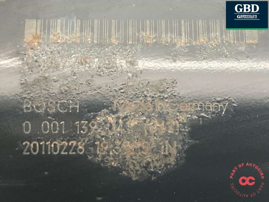 Starter diesel til Audi A7 2010-2014 (Type I, Fase 1)  (BOSCH|059 911 021 K|059 911 021 G|059 911 021 GX |059 911 021 KX | 0 001 139 041)