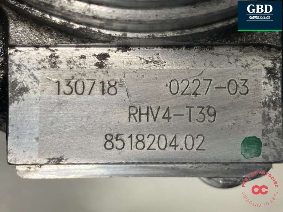 Turbo til BMW 3-Serie 2012-2018 (F30/F31/F34) (F30/F31/F34) (IHI|11 65 8 518 205|8 518 204|RHV4-T39)