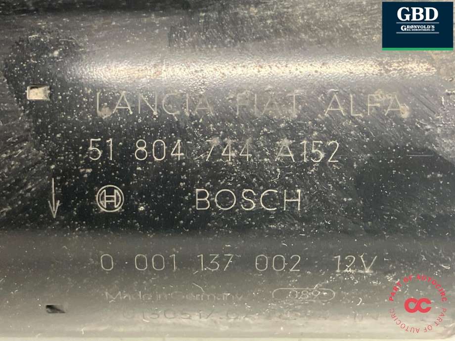 Starter til Opel Combo D 2012-2018 (BOSCH|95531256|95512937| 51 804 744 A152|95531257 | 95520357| 0 001 137 002)