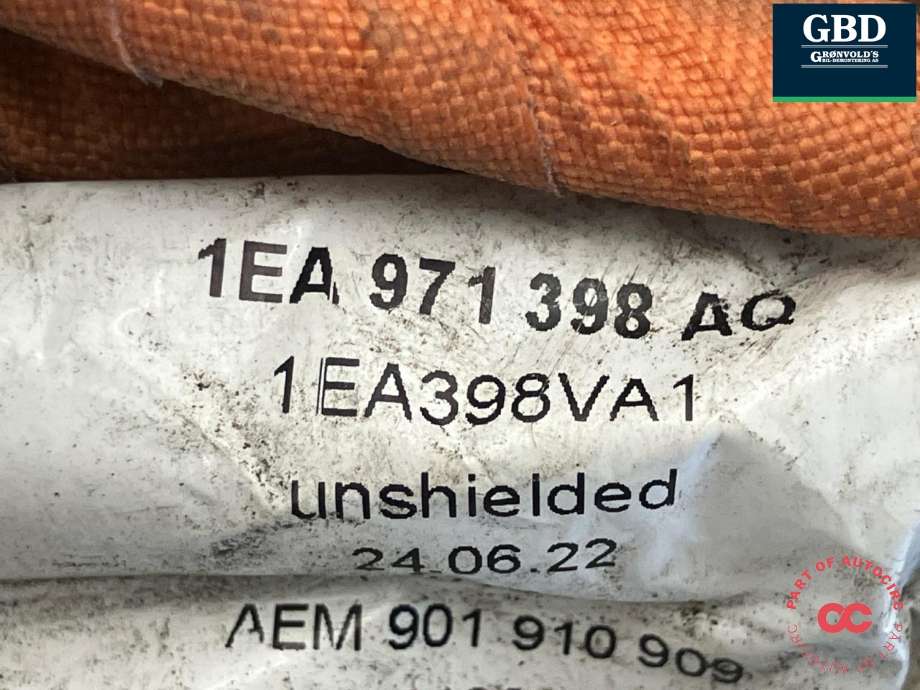 Kabel høy volt (HV) elbil til Škoda Enyaq 2021-->> (1EA 971 398 AQ| 1EA 398 VA1|AEM 901 910 909| 4019002)