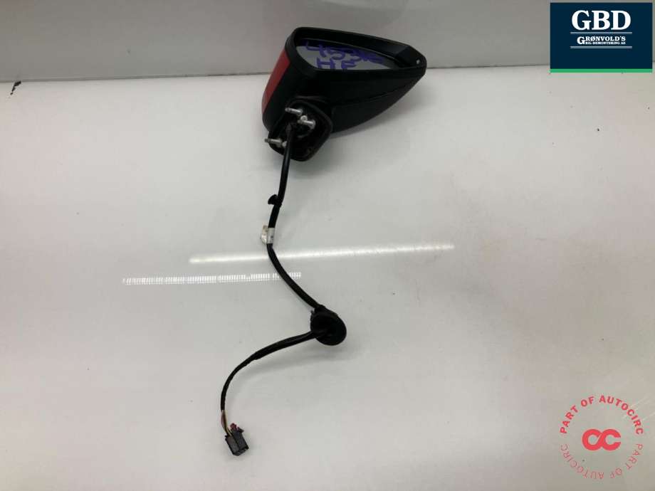 Speil høyre til Audi A3 2016-2020 (Type III, Fase 2) (8V1 857 410 T|8V1 857 410 T 9B9|)