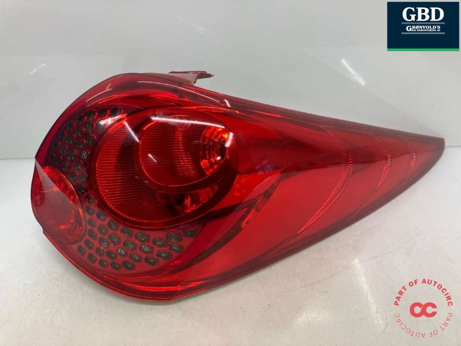 Baklykt høyre til Peugeot 207 2006-2012 (6351 CT|9680157980|)