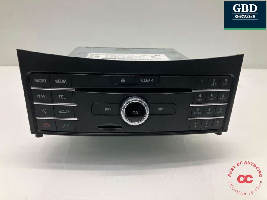 Bilstereo navigasjon spiller til Mercedes E-Klasse 2013-2016 (Fase 2) (W212) (W212) (A 218 900 63 07|A 218 900 33 07 |)