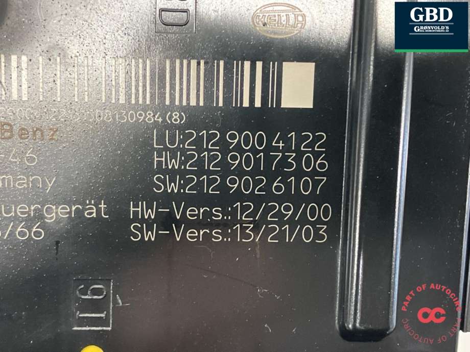Styreenhet (SAM - Signal Acquisition Module) til Mercedes E-Klasse 2013-2016 (Fase 2) (W212) (W212) (A 212 900 41 22|)
