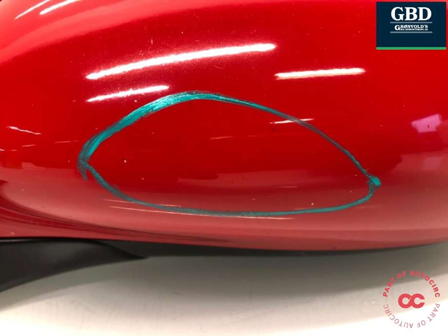 Speil venstre til Porsche 911 1998-2005 (996) (996) (996 731 219 00|996 731 619 00|)