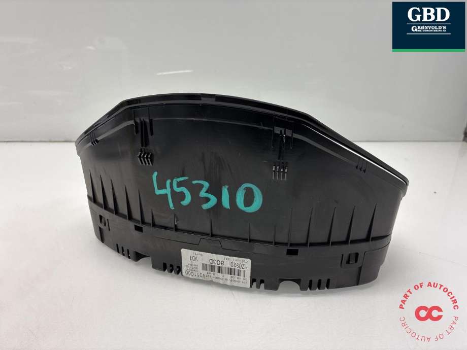 Instrumentpanel til Škoda Octavia 2009-2013 (Type II, Fase 2)  (1Z0 920 803 D|1Z0 920 803 D  KD0|)