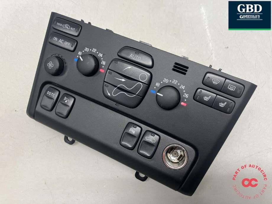 Varmeapparat betjening til Volvo XC90 2002-2006 (Type I, Fase 1) (ALPS|30746024|30746025|)