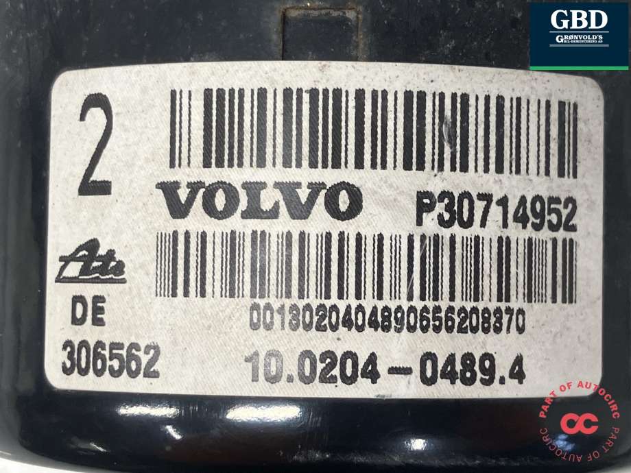 ABS sentral til Volvo XC90 2002-2006 (Type I, Fase 1)  (30793489|30714952|30714956)