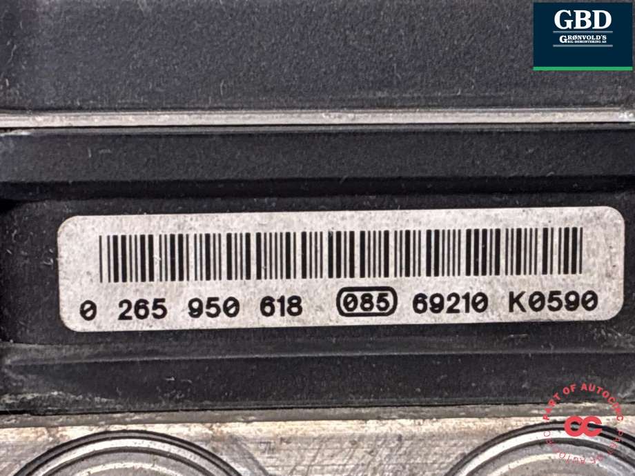 ABS sentral til Mercedes B-Klasse 2005-2008 (Fase 1) (W245) (W245) (A 006 431 64 12|A 006 431 39 12 | A 006 431 09 12|A 006 431 02 12| 265 950 618)