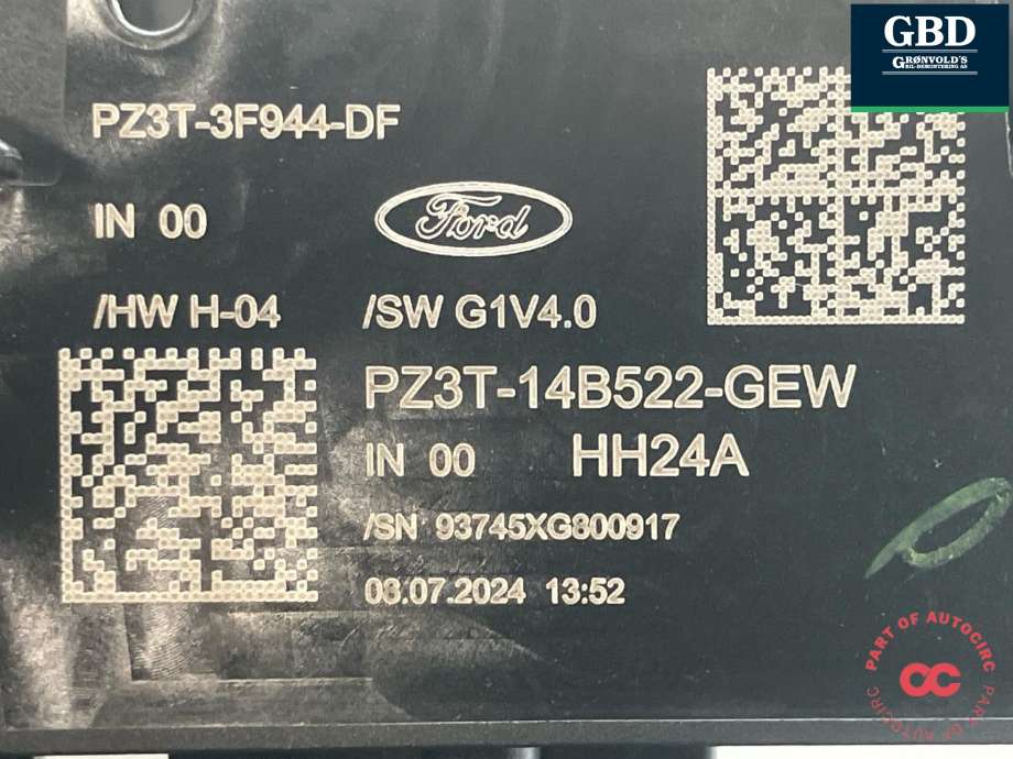 Bryter combi til Ford E-Transit 2022-->> (2732120| PZ3T-13K359-AC3JA6|2732122| PZ3T-7S005-AD3JA6|2804136| PZ3T-3F944-DF| PZ3T-14B522-GEW)