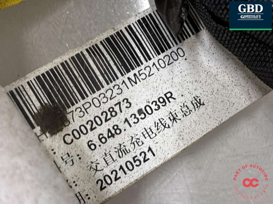 Batterilader inntak/luke til Maxus e-Deliver 9 2020-->>  (C00321222|C00202873|)