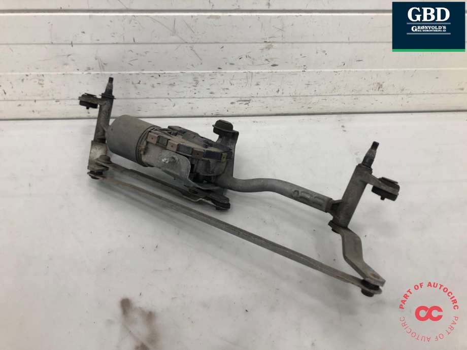 Viskermotor frontrute komplett m/overføring til VW Touran 2010-2015 (Type I, Fase 3)  (1T1 955 601 A|)