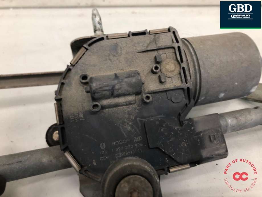 Viskermotor frontrute komplett m/overføring til VW Touran 2010-2015 (Type I, Fase 3)  (1T1 955 601 A|)
