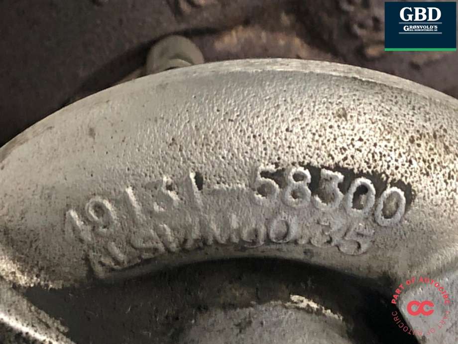 Turbo til Citroën Jumper 2007-2013 (Type III, Fase 1)  (0375 K7|16 517 532 80|6U3Q-6K682-AE)