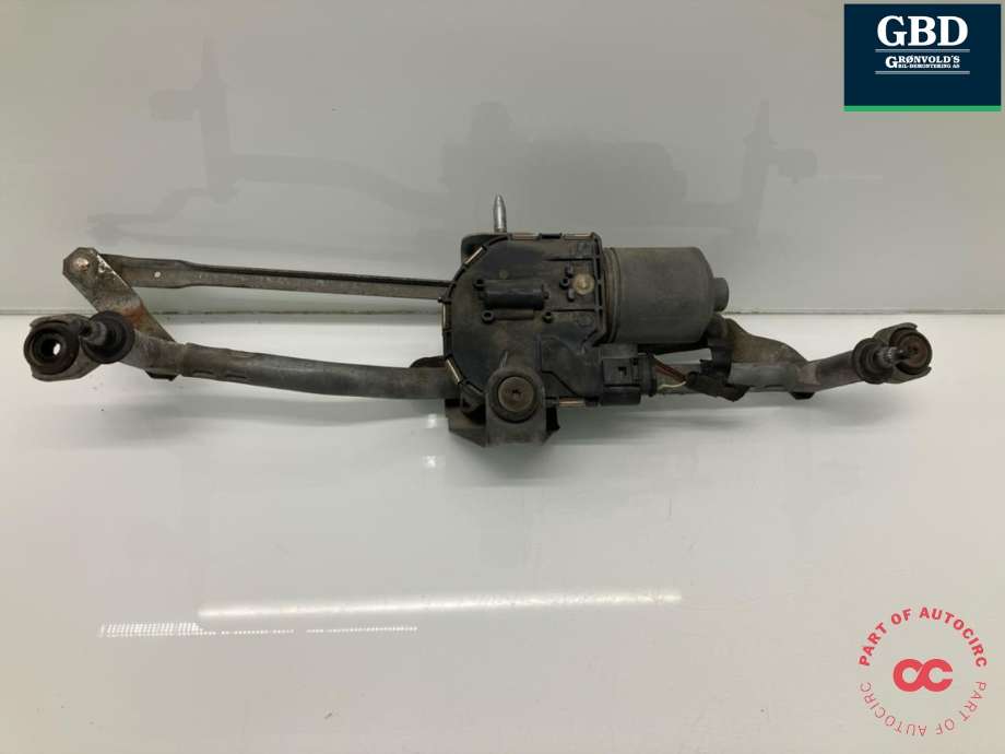 Viskermotor frontrute komplett m/overføring til VW Caddy 2010-2015 (Type III, Fase 2) (2K1 955 023 J|1T1 955 023 A|1T1955119A)