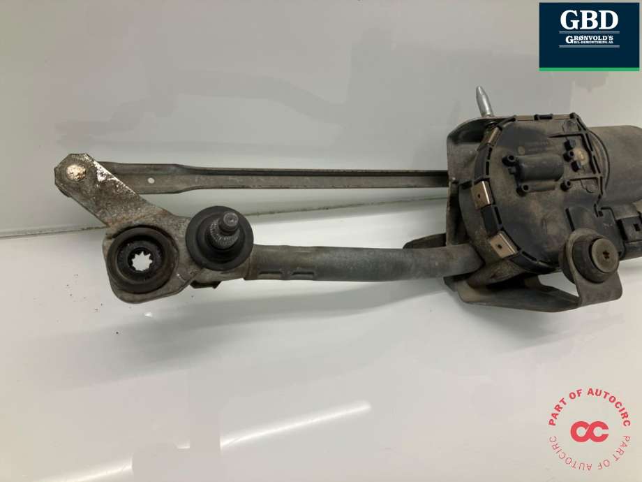 Viskermotor frontrute komplett m/overføring til VW Caddy 2010-2015 (Type III, Fase 2) (2K1 955 023 J|1T1 955 023 A|1T1955119A)