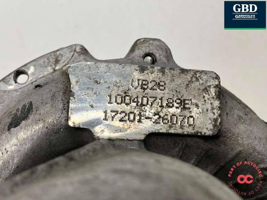 Turbo til Toyota RAV4 2009-2013 (Type III, Fase 2) (172010R062|172010R060|1720126070)