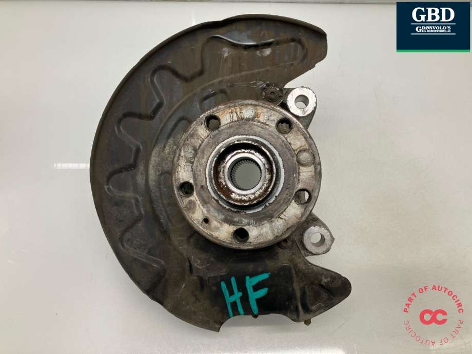 Hjulspindel høyre foran til VW Touran, 2015-2021 (Type II)  (5Q0 407 254 C)
