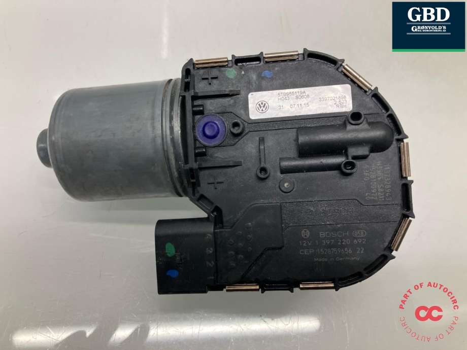 Viskermotor frontrute til VW Touran 2015-2021 (Type II)  (5TB 955 023 F|5TB 955 023 A|5TB955119A)