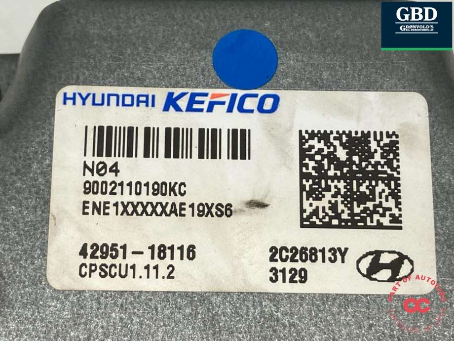 Styreenhet diverse til Hyundai Ioniq 5 2021-->>  (42951-18116|4295118116|)