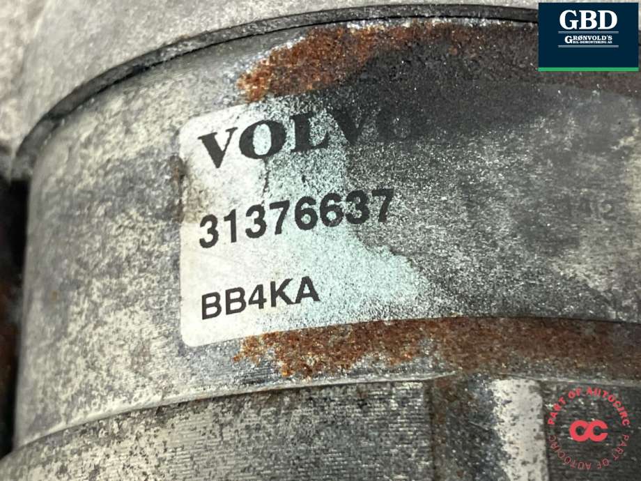 Starter diesel til Volvo V70 2007-2013 (Type III, Fase 1)  (36001519|31376637|)